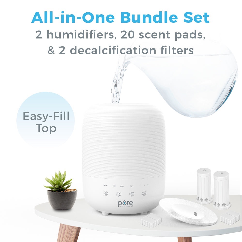 Brand new humidifier set - pure enrichment Hume sense top fill